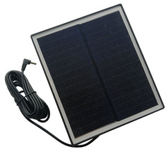 Solar Panel 3.5mm Barrel Plug Waterproof Charger for Wireless Security Camera