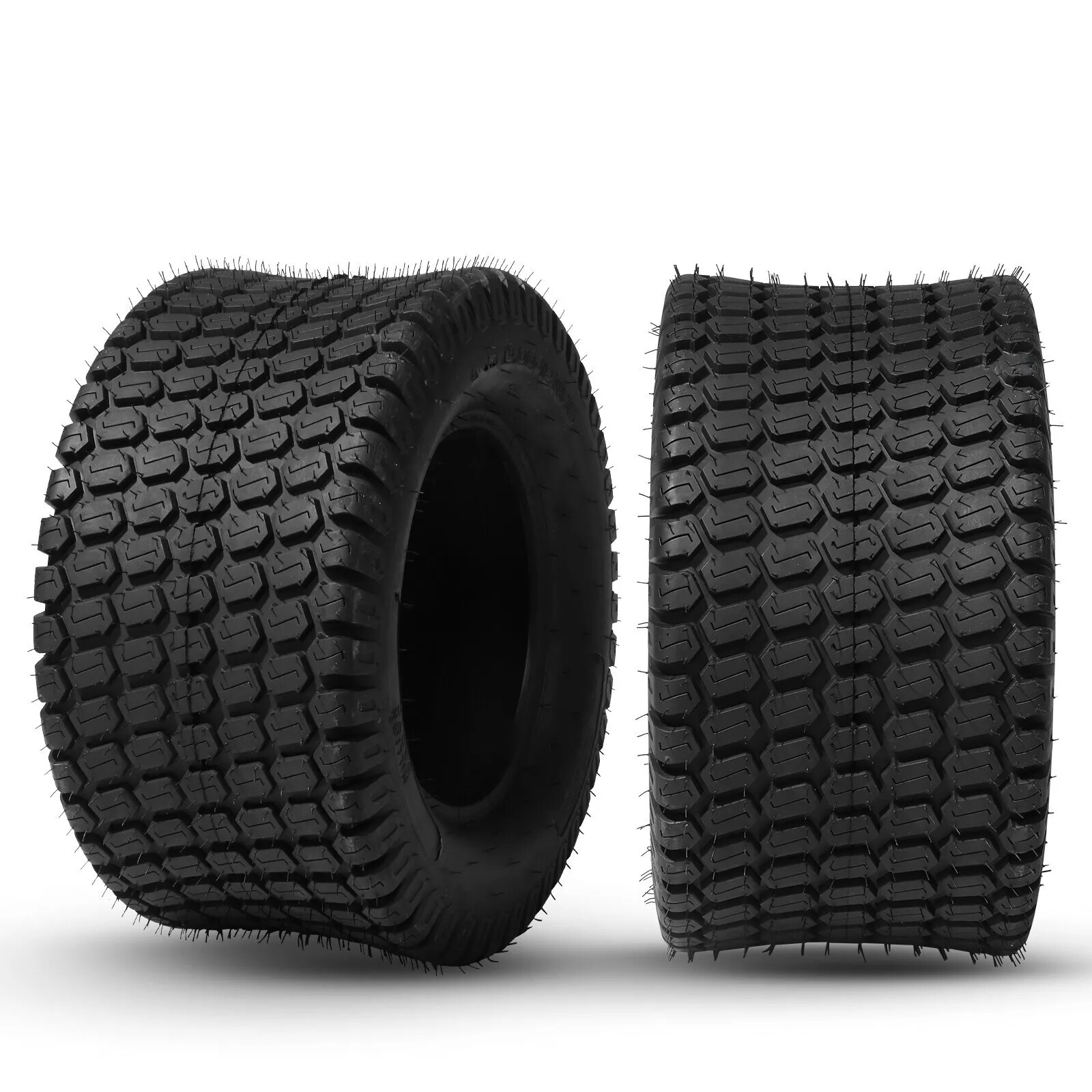 Two 16x6.50-8 Lawn & Garden Mower Tractor Turf Tires 2 Ply Tubeless 16 650 8 gallery