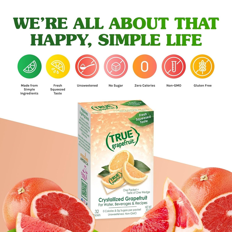 True Grapefruit Sachet Packets, 32 Count (0.90 Oz) gallery