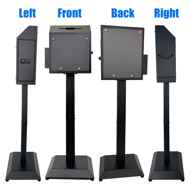 OPEN BOX Suggestion Box, Floor Standing Offering Box with Combination Lock gallery