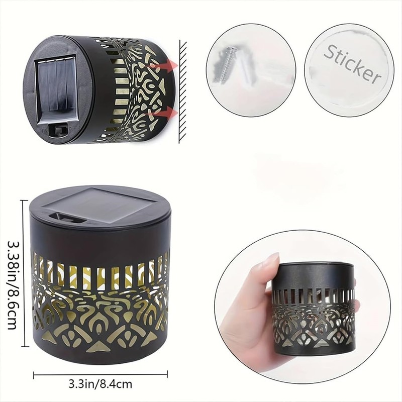 Color Changing Solar Mandala Projection Outdoor Decor Lights gallery