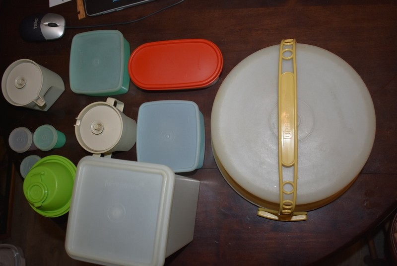Vintage Tupperware Replacement items Complete Your Set Salad Bowl Shake Produce gallery