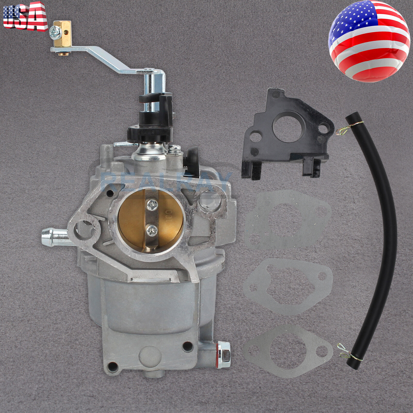 For Generac 0G8442G110 Carburetor 389cc RS5500 0066740 G0066720 w/ Gaskets NEW gallery