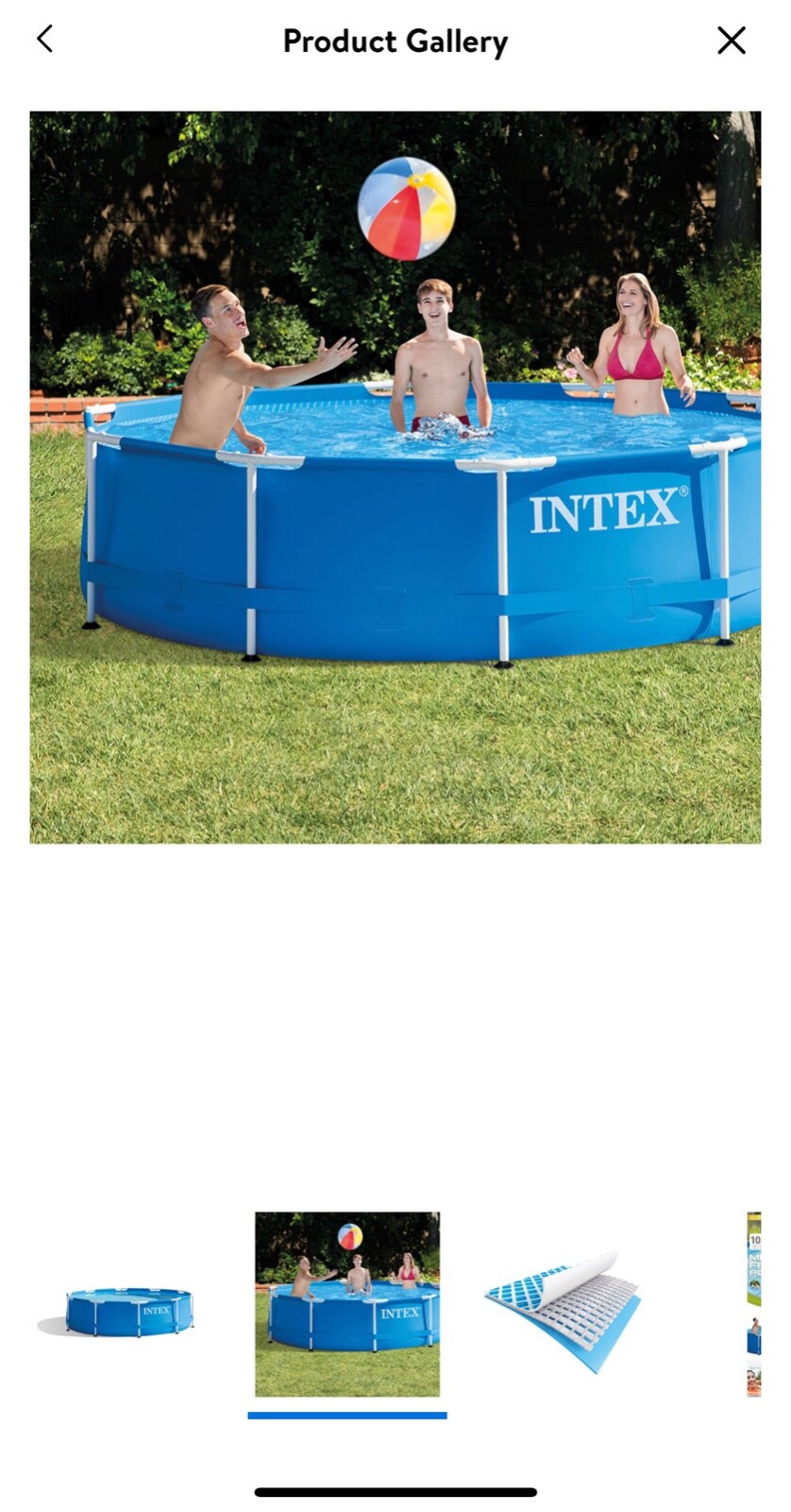 Intex 26700EH 10ftx30 inch Pool Set gallery