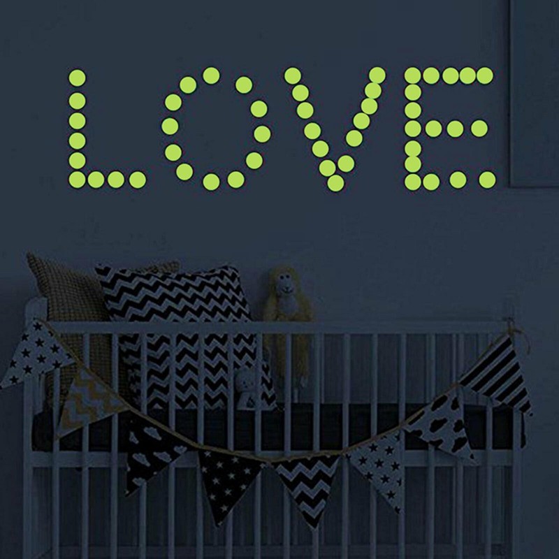 407Pcs 3 Sizes Luminous Dot Wall Stickers Glow Darkness Light Home/Party Decor gallery