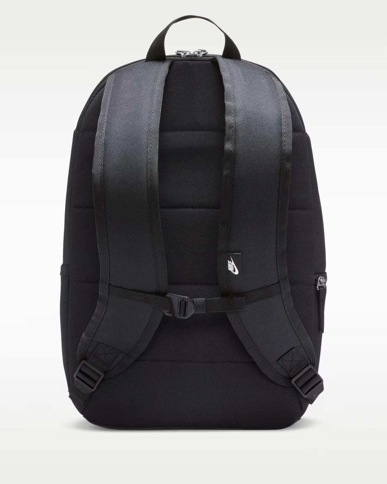Nike Black Hiking Backpack Adjustable Straps Padded Back Front Zip Side Pocket 4