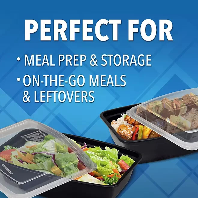 Hefty Food Storage Containers with Lids (28 oz., 60 pc.) Great Price gallery