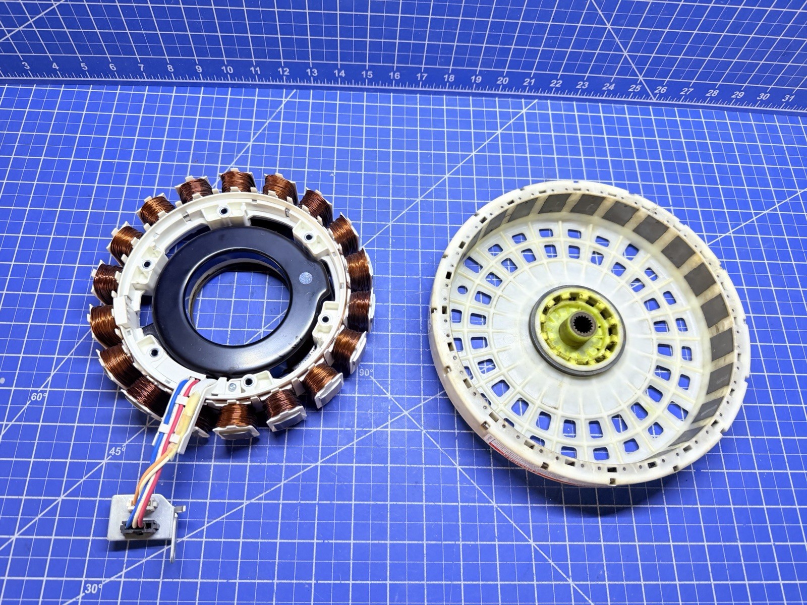 Maytag Washer Rotor Stator Motor P#W10897040 W11260238 W10897050 W11195971 gallery