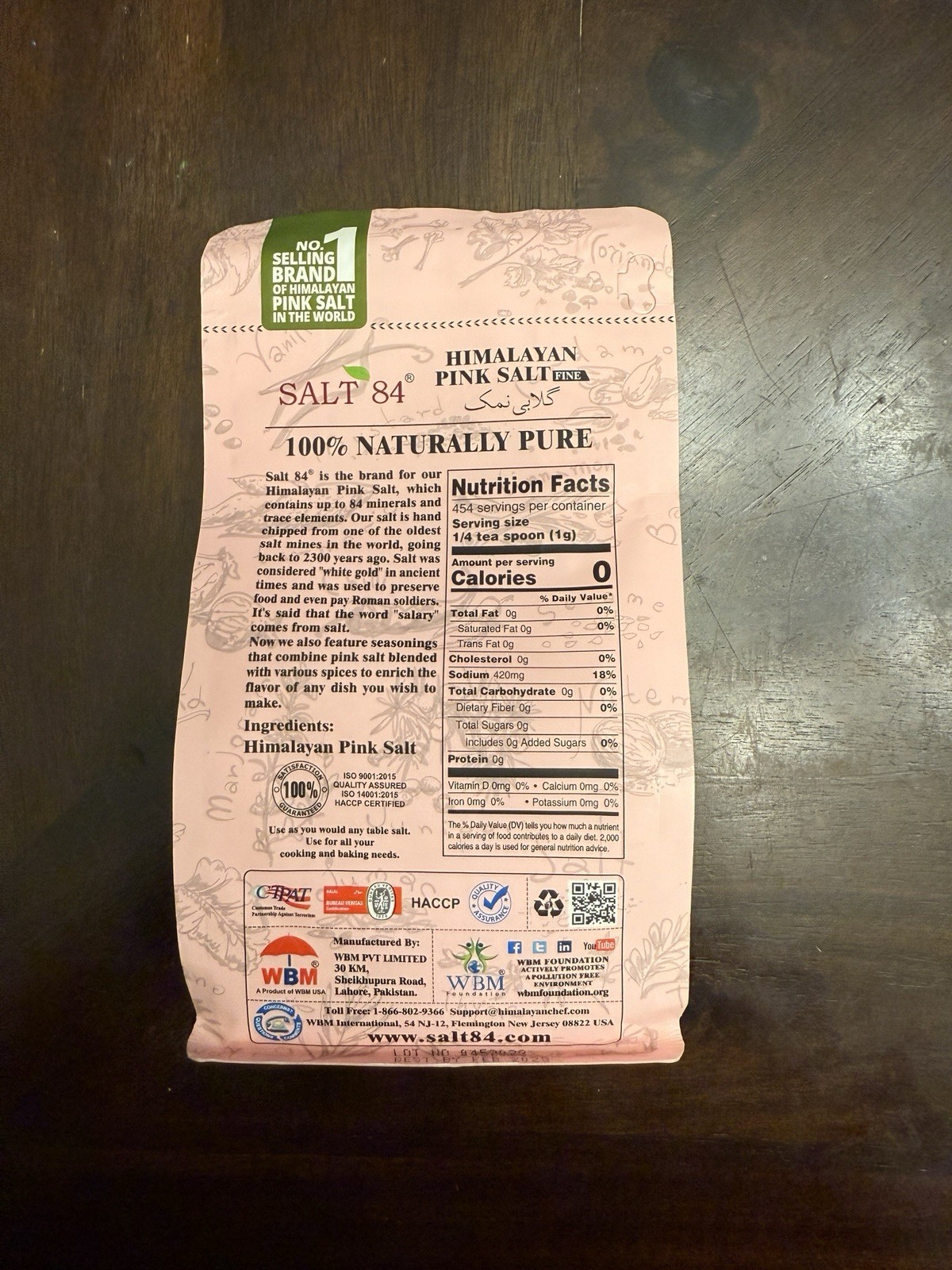 Salt 84 Himalayan Pink Salt - 1 lb. gallery