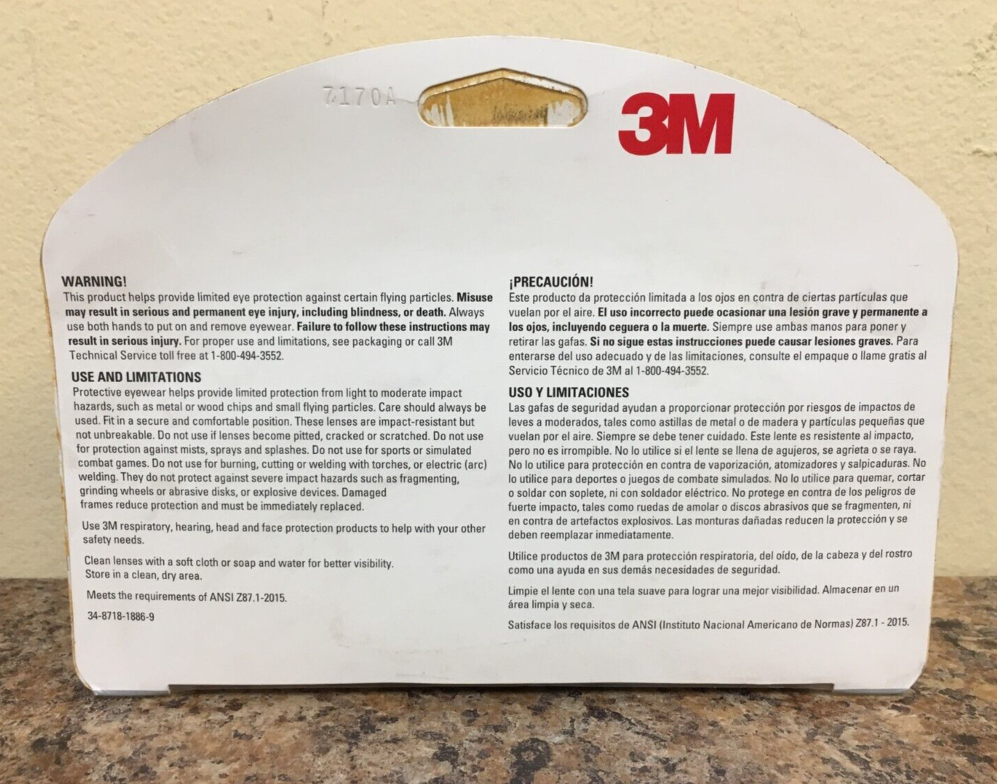 3M 47071H1-DC Performance Eyewear Anti-Fog Safety Glasses Black Frame/Gray Lens gallery