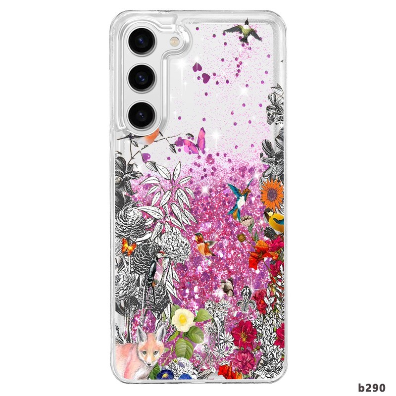 Bling Liquid Glitter Crystal TPU Phone Case Cover for Galaxy S24 S23 A55 A35 A15 gallery