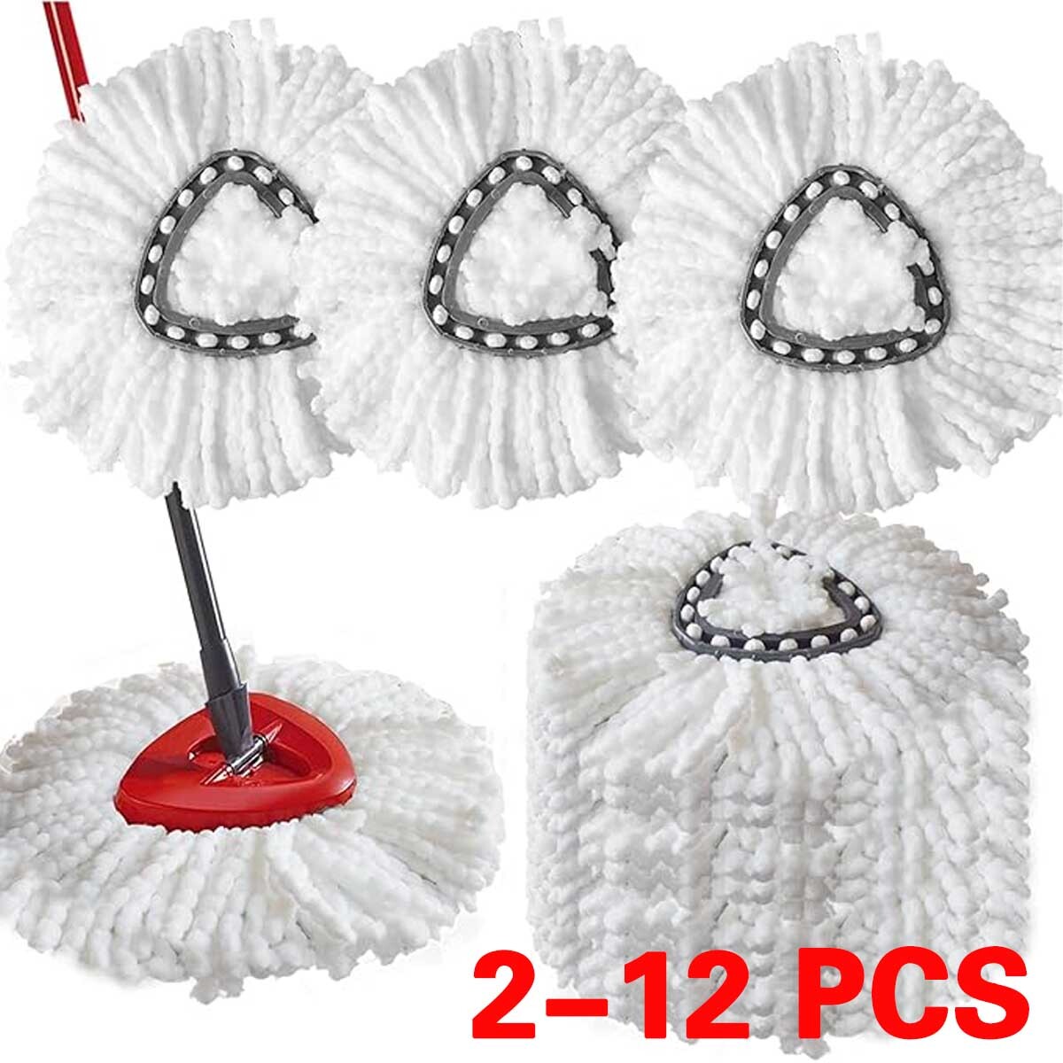 360Degree Easy Wring Dust Mop Head For O-Cedar Spin Mop Dust Mop Head gallery