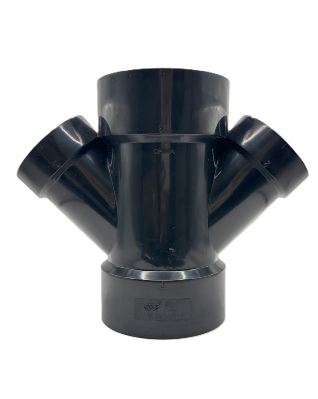 3" × 3" × 2" × 2" ABS Double Wye Reducing gallery