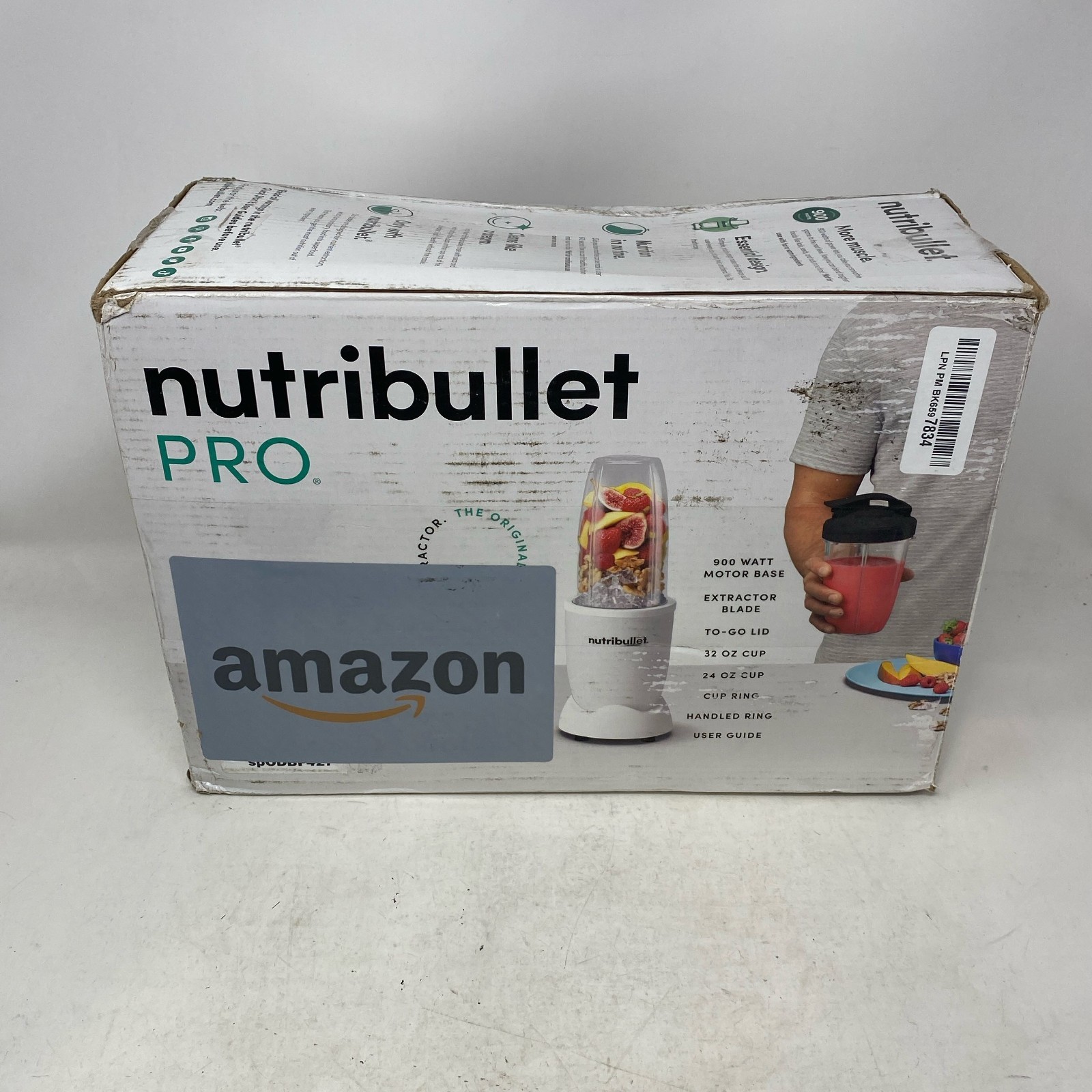 NutriBullet Pro 900 Blender Matte White NB9-0901AW 32/24oz Cups gallery
