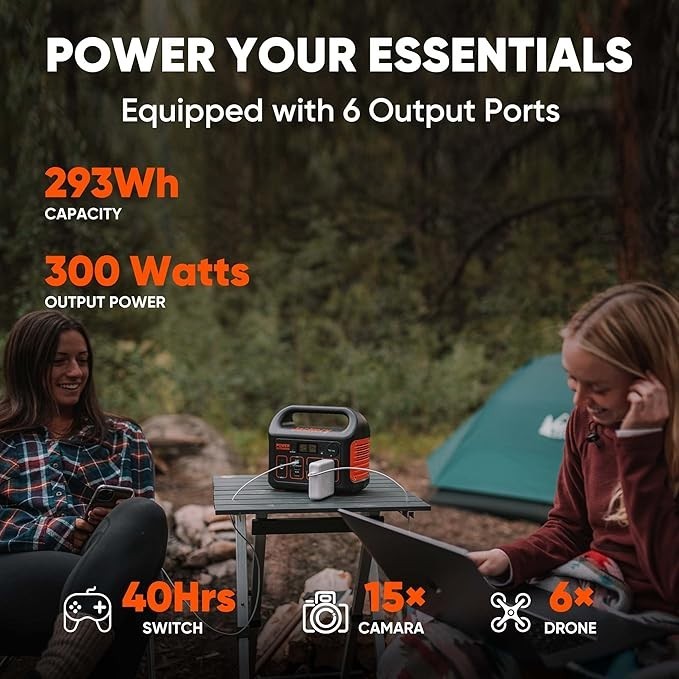 Jackery Refurbished Explorer 300 Portable Power Station,283Wh Capacity gallery