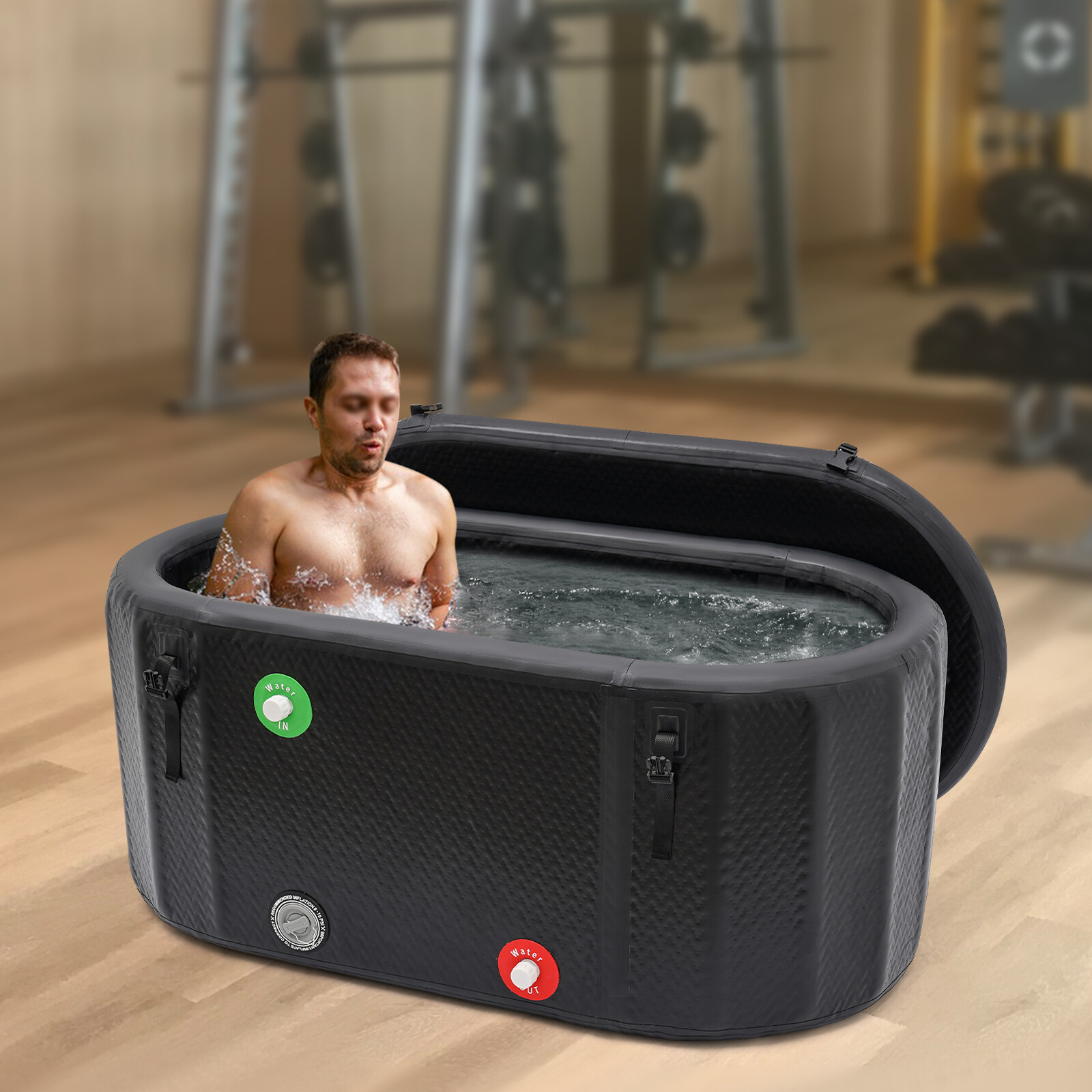 Ice Bath Cold Therapy Plunge Inflatable Ice Bath Tub for Sports Recovery Therapy gallery