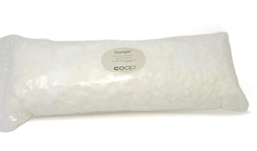 Coop Home Goods Extra Oomph Fill Memory Foam Filling for Original Pillow, White