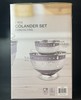 Colander Stainless Steel 2 Piece Set 1.5 QT - 5 QT Lexihome New Sealed Box gallery