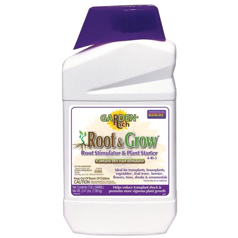 Bonide Garden Rich Root & Grow Liquid Root Stimulator & Plant Starter 1 qt gallery