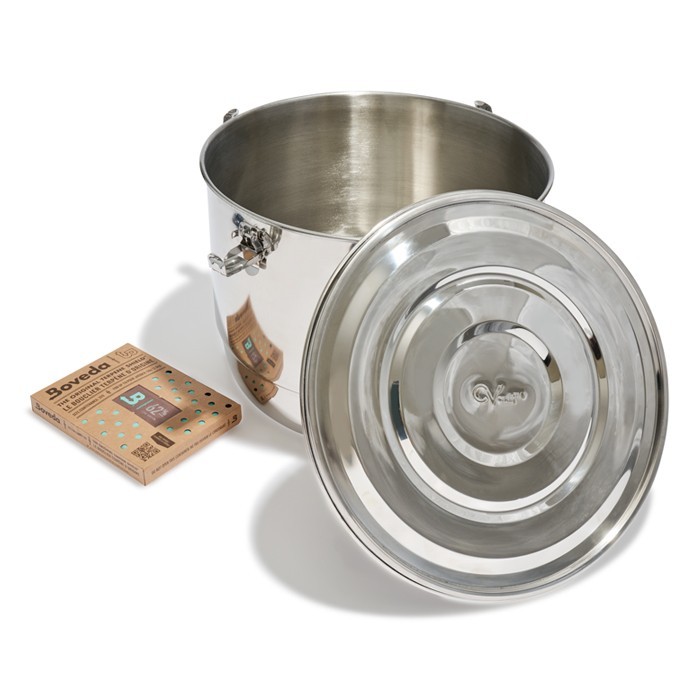 CVault 21-LITER Humidity Control Airtight Metal Stash Container + Humidipack gallery