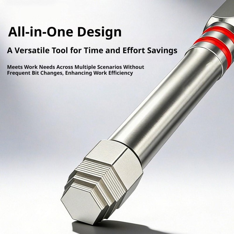 6-Piece Screwdriver,Featuring magnetic hexagonal shanks pagoda-shaped internal gallery