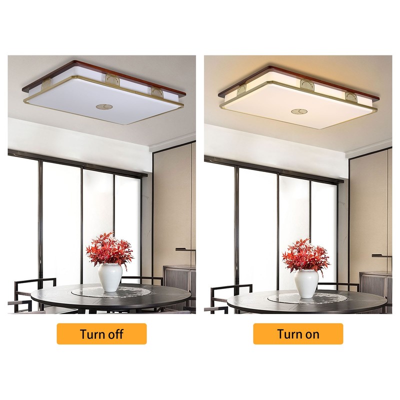 Dimmable LED Ceiling Light Flush Mount Ceiling Light Fixture with Remote Control gallery