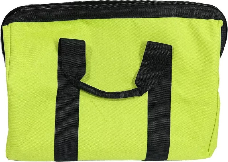 RYOBI Contractor Canvas Tool Bag Large Green Black Soft Side 903209044 NEW gallery