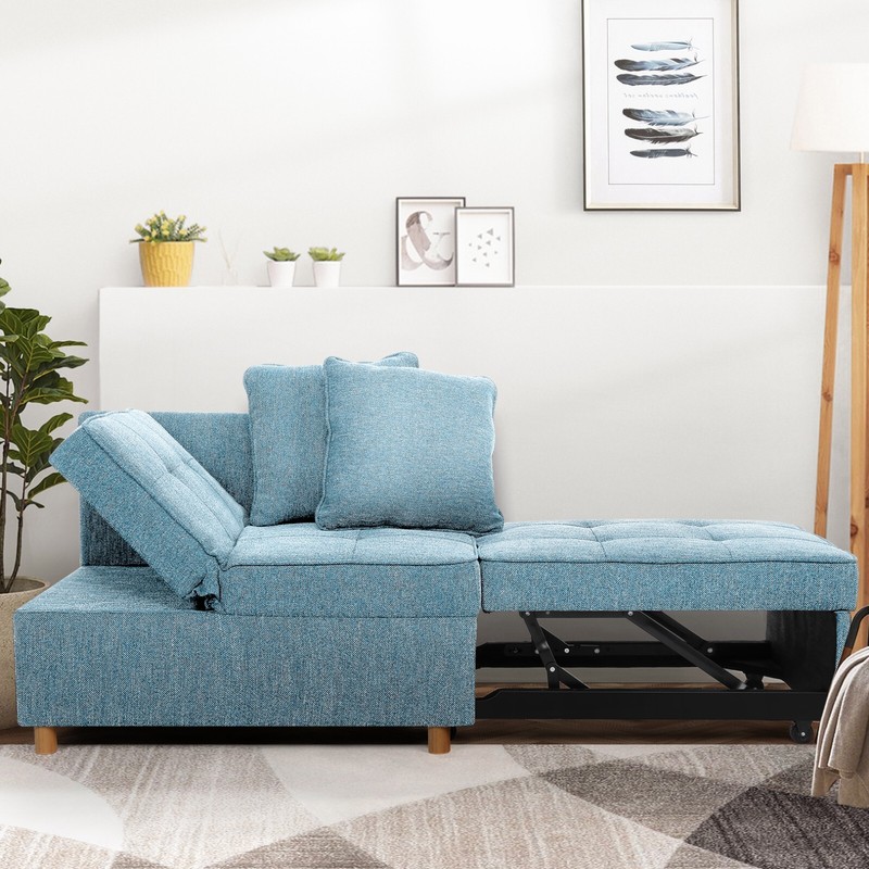 Folding Ottoman Sofa Bed, Convertible Chair 4-in-1 Multi Function Sleeper Sofa🔥 gallery