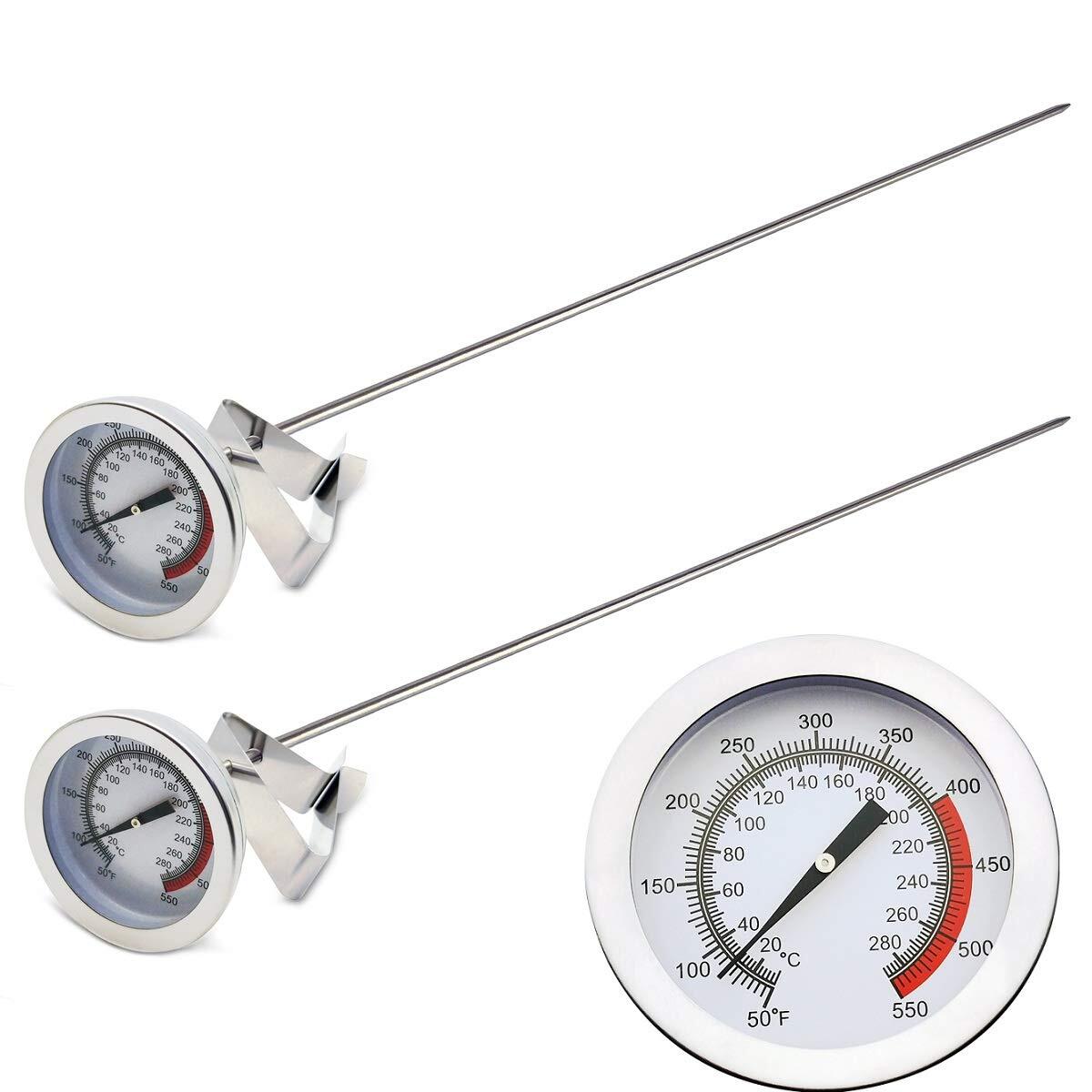 Efeng15“ Long Cooking Thermometer for Oil or Candy 2 Pack with Pot Clip 2" Di... gallery
