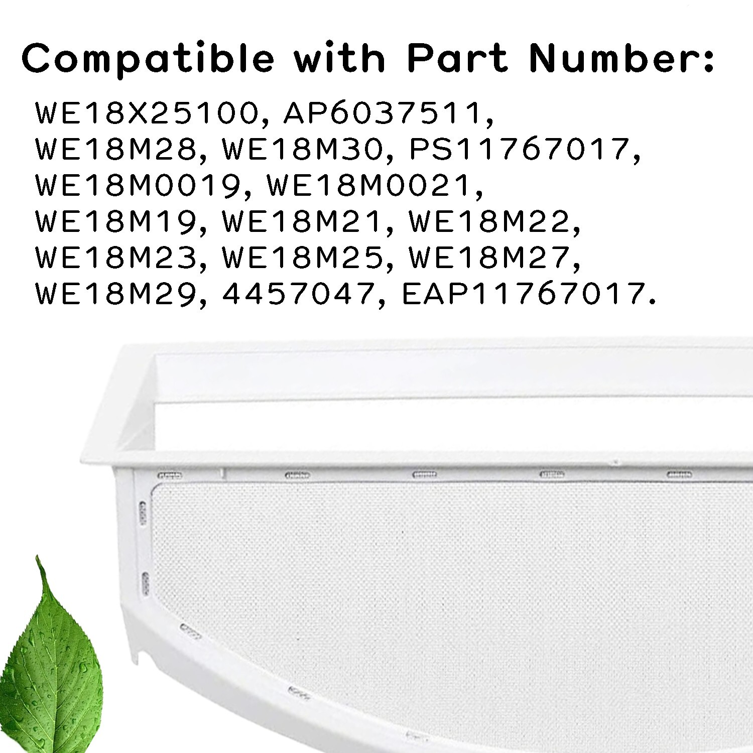 Lint Screen Filter for Dryer DVLR223EE0WW DVLR223EE1WW DVLR223EE2WW DVLR223EG0WW gallery