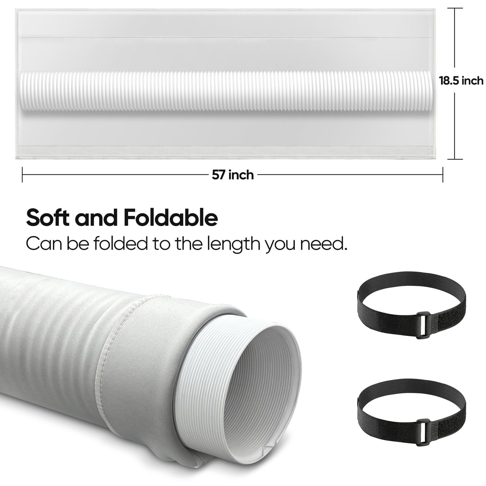Air Conditioner Hose Cover Wrap, Heat Insulated AC Hose Cover, Easy Installation gallery