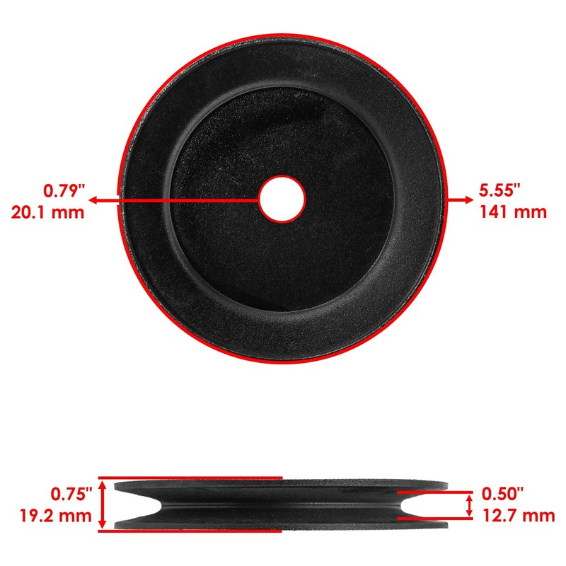 1737835YP Spindle Pulley for Snapper Simplicity Ferris Murray Briggs & Stratton gallery