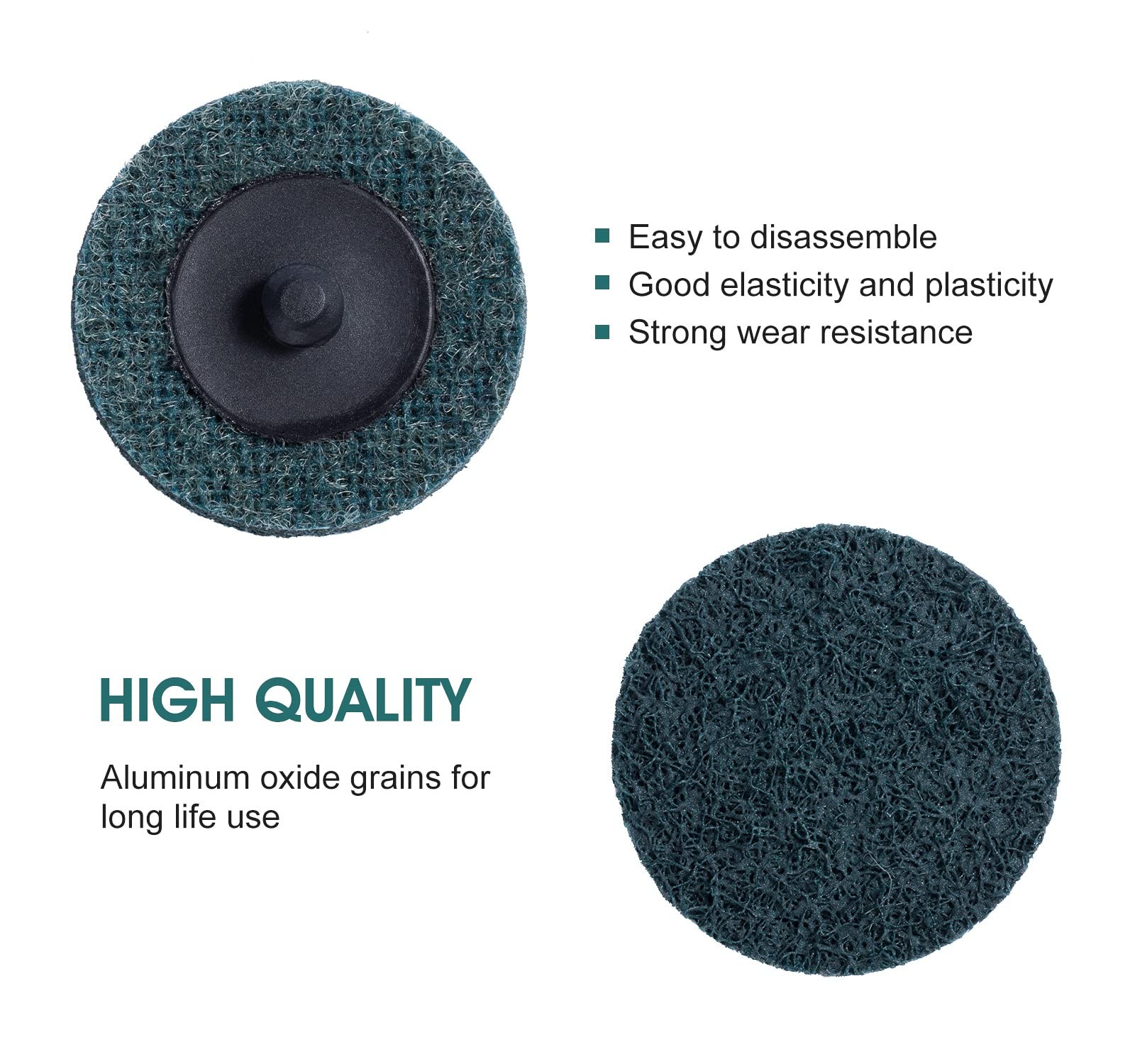 S SATC 25PCS Quick Change Discs Set, 2 Inch Die Grinder Sanding 2 Inch, Blue gallery