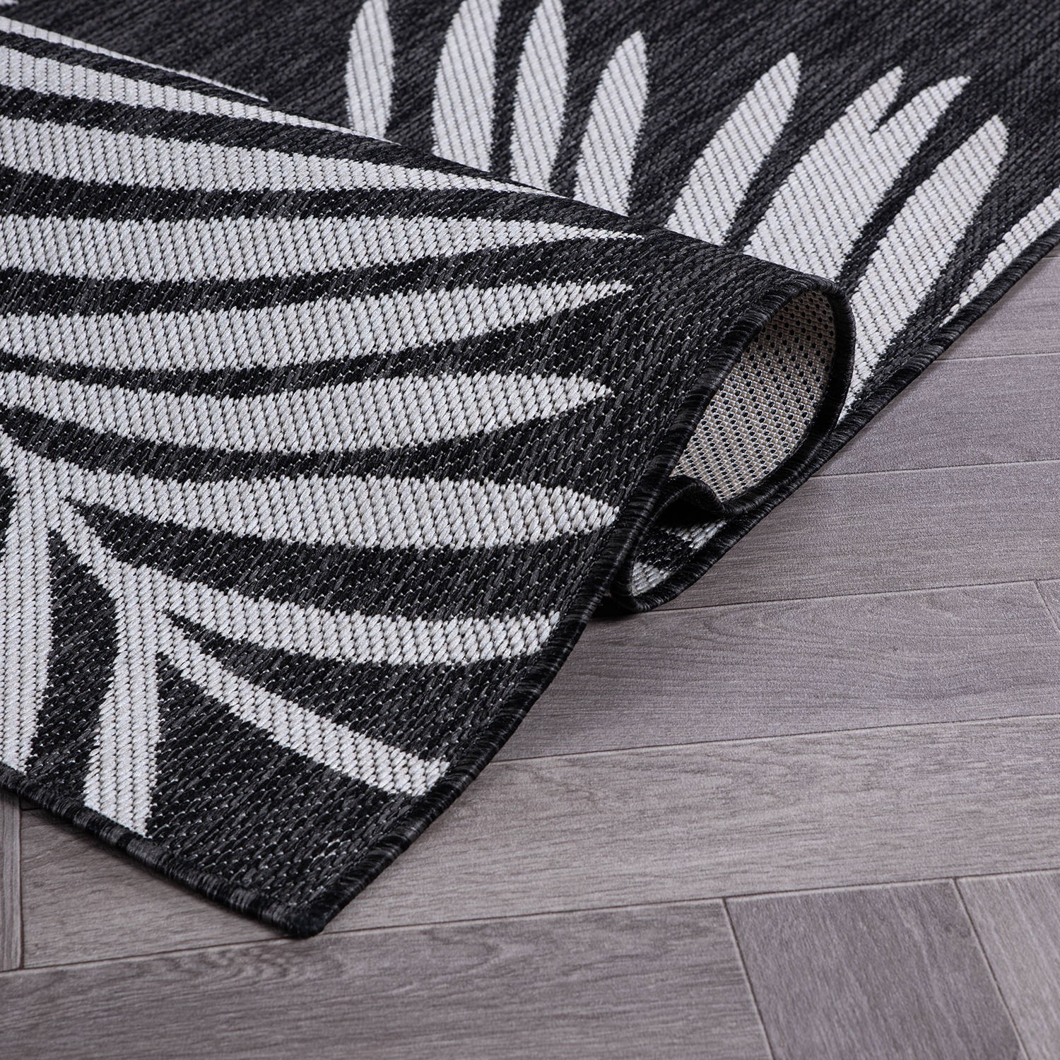 Outdoor Rug Palm Leaves Textured Flat Weave Indoor Outdoor Carpet Rug Patio Rugs gallery