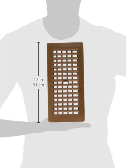 High Quality Plastic Floor Register in Oak Brown for Easy Airflow gallery