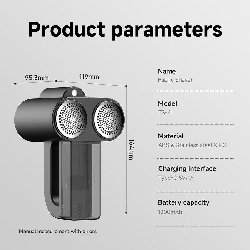 Versatile Fabric Shaver with 6 Replaceable Blades & Fast Cleaning Design gallery