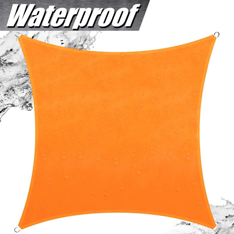 ColourTree Orange Rectangle Waterproof Sun Shade Sail Canopy Fabric Outdoor gallery