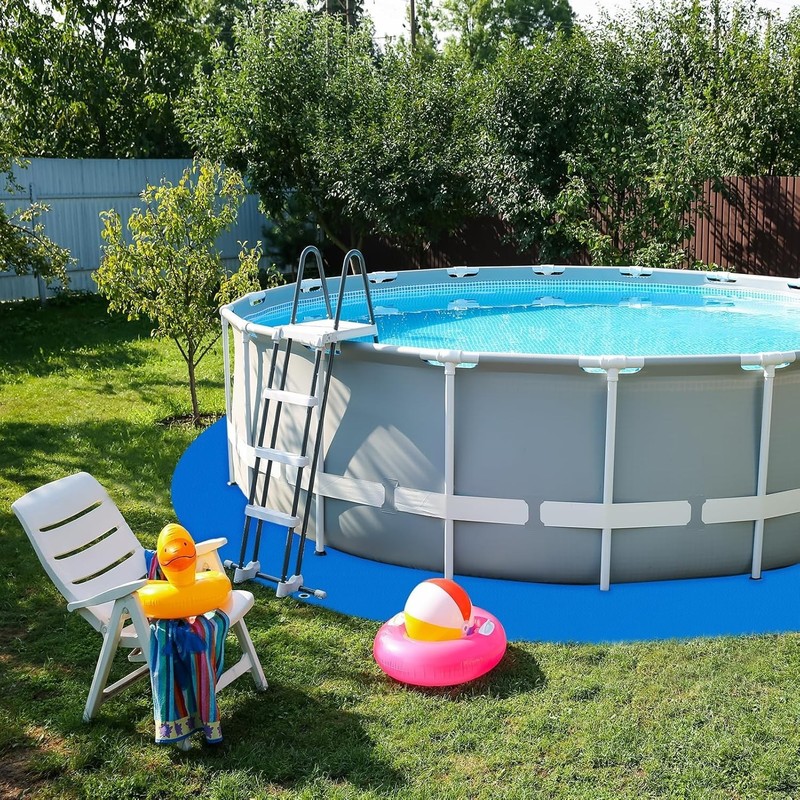Durable 10 Ft Round Swimming Pool Ground Fabric - Puncture-Resistant Protector gallery