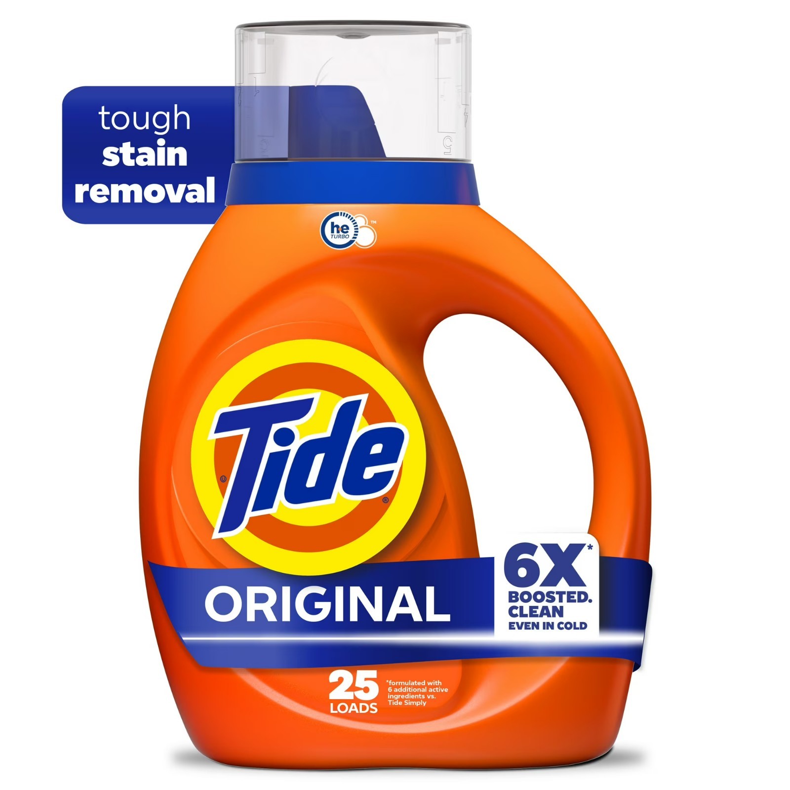 Tide Laundry Detergent Liquid with 6X Boosted Cleaning Power, Original Scent, 32 gallery