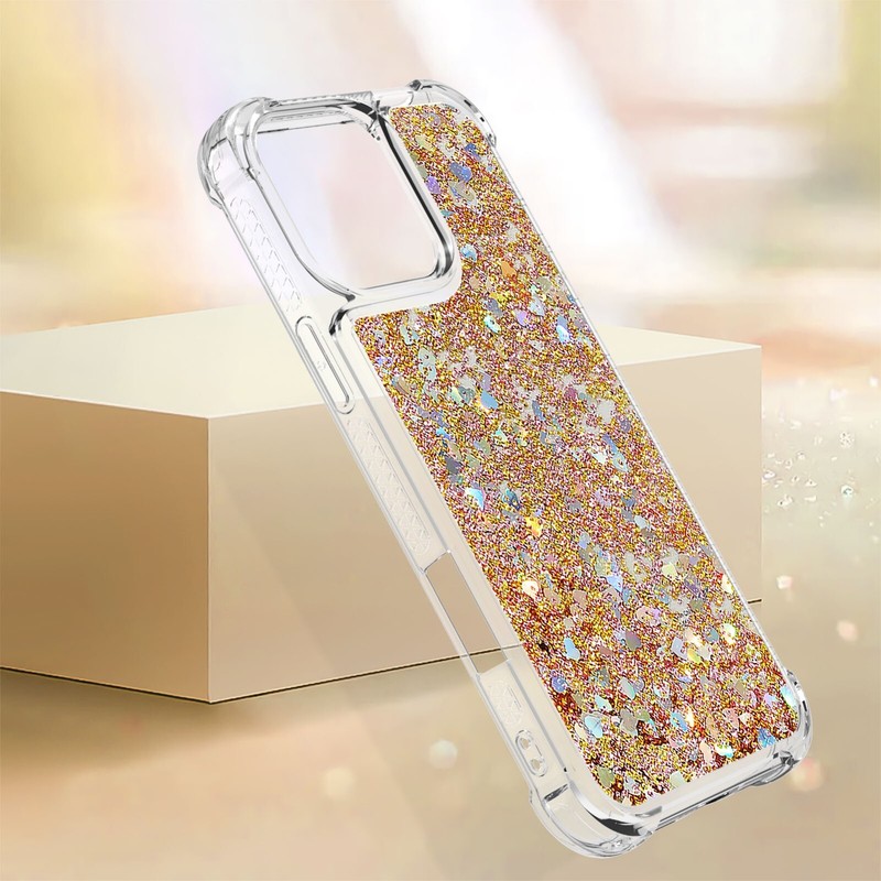 For iPhone 16 Pro Max 14 Plus 11 XR Luxury Liquid Glitter Dustproof Phone Case gallery