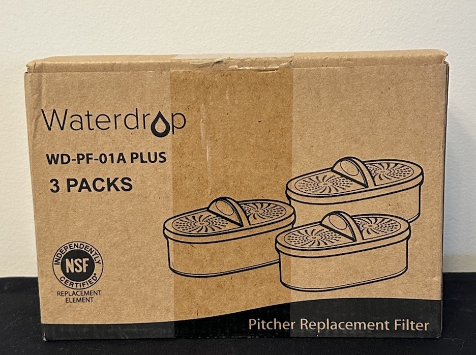 Waterdrop WD-PF-01A Plus Pitcher Replacement Filters 3 Pack NEW gallery