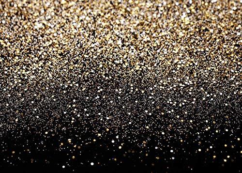 7x5FT Black and Gold Backdrop Gold Backdrop Glitter Backdrop Gold 7x5ft black gallery