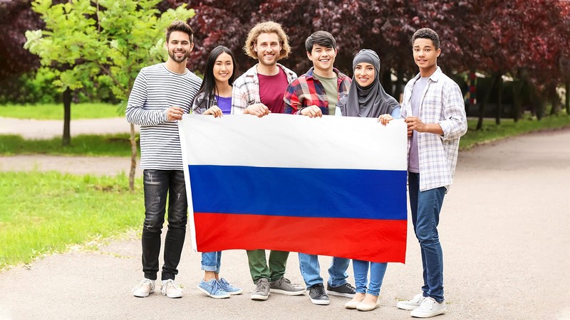 DANF Russia Flag 3x5 Ft Thick Polyester, Fade Resistant, Brass Grommets, Canv... gallery
