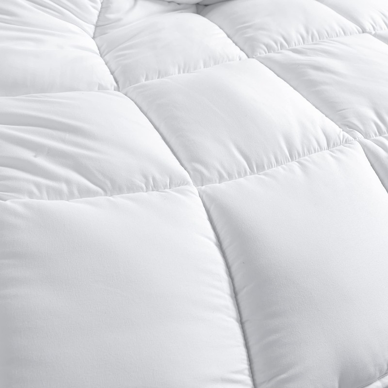 Winter Extra Warm White Queen Size Down Alternative Comforter, Heavyweight Al... gallery