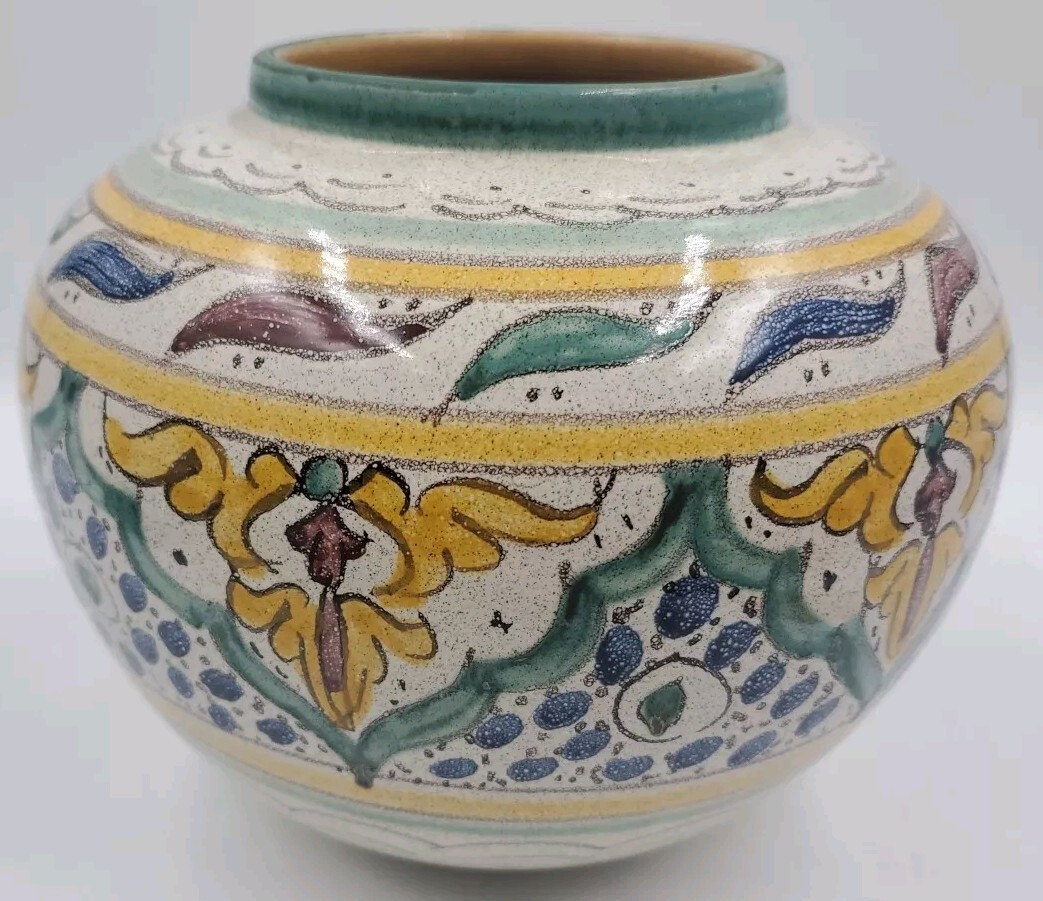 Moroccan Spanish Hand Painted Ceramic Terracotta Flower Pot Garden Planter gallery