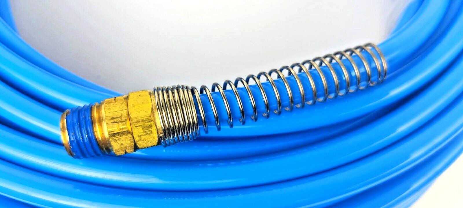 4 - 100 FT 1/4" NPT Fitting Air Compressor PU Hose Roofing Framing Carpentry gallery