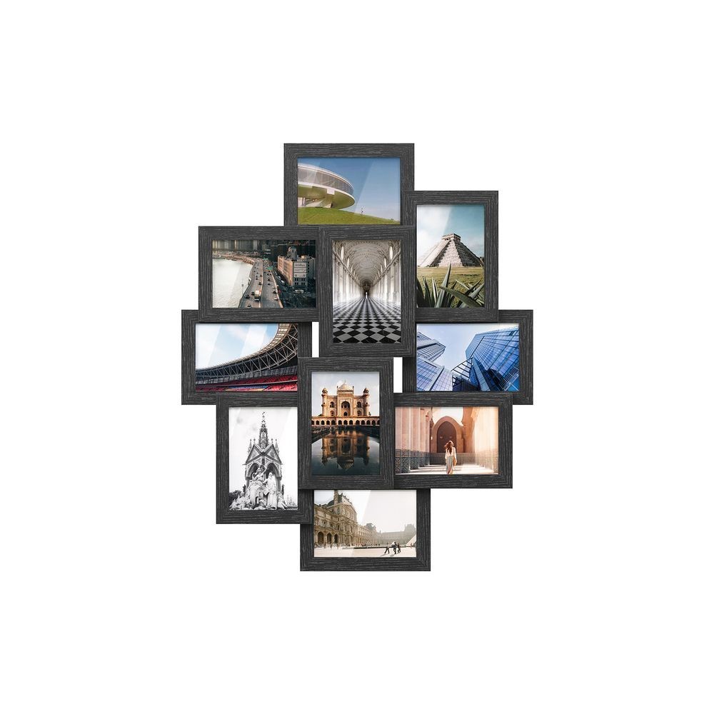 SONGMICS Picture Frame Collage for 12 Photos in 4 x 6 (10 x 15 cm) New Open Box gallery