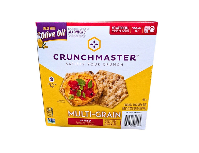 Crunchmaster Multi-grain 6 Seed Crackers 2x14 Ounce gallery