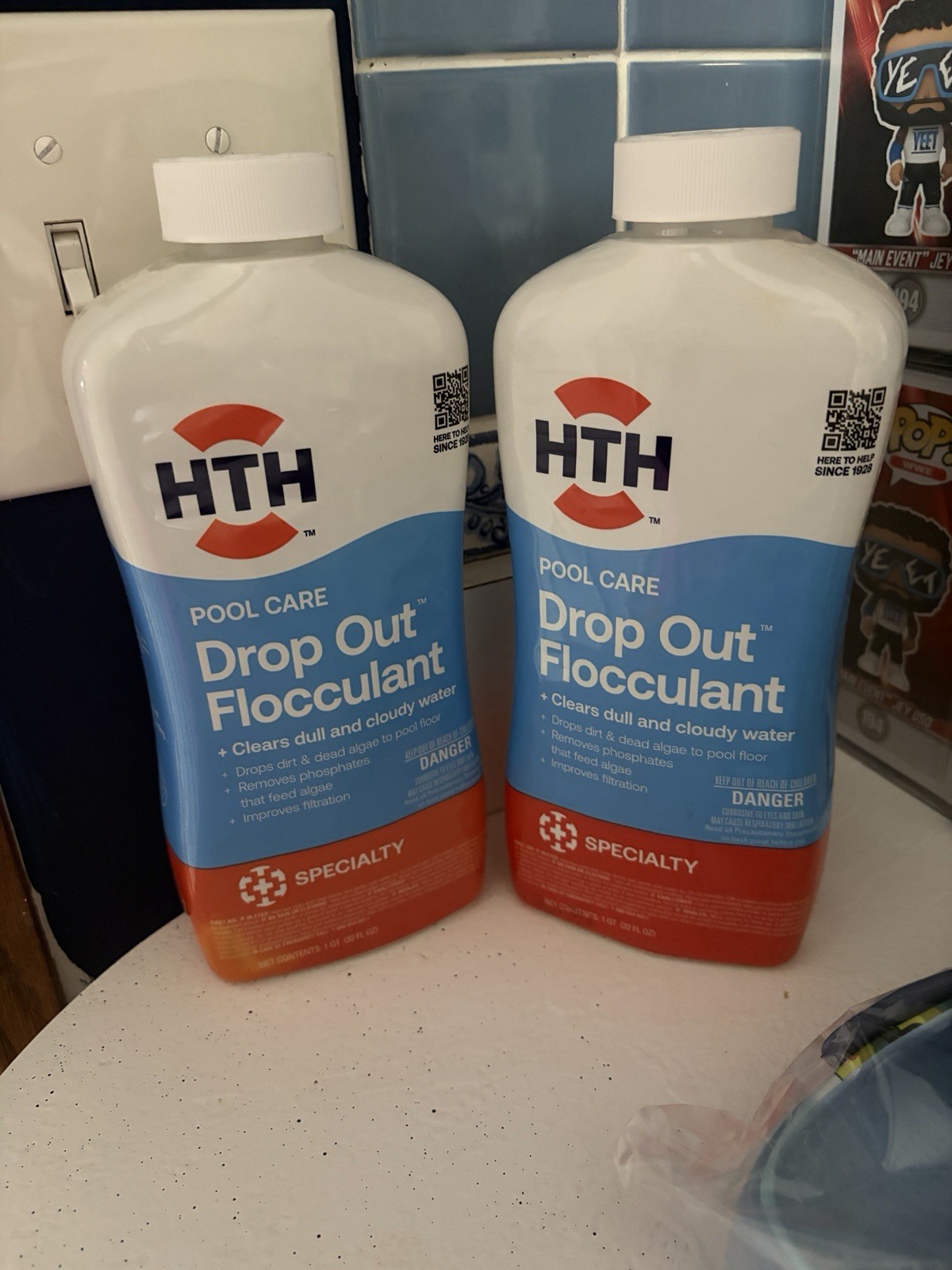 HTH Pool Care Drop Out Flocculant for Swimming Pools, 32 oz. - Set Of 2 gallery