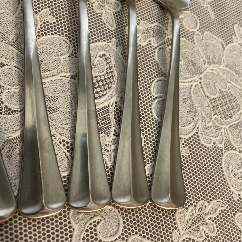 Oneidaware Allegiance Stainless Flatware Lot Of 6 Salad Forks Nice! Pretty Shiny gallery